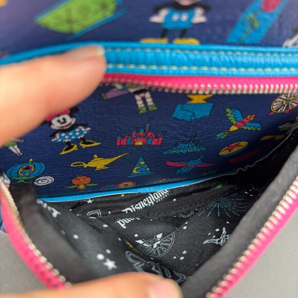 Loungefly Disney Parks Mini Backpack Disneyland 2024 Mickey Minnie Icons NWOT main image 5